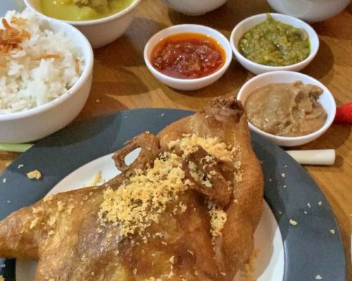 Crispy Duck Nusa Dua in Kekeb Restaurant, Bal